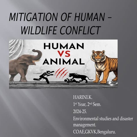 MITIGATION OF HUMAN – WILDLIFE CONFLICT - Copy.pptx