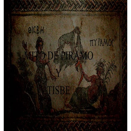 Mito de piramo y tisbe | PDF