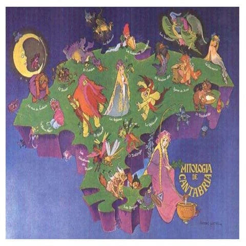 Mitología de cantabria escritura