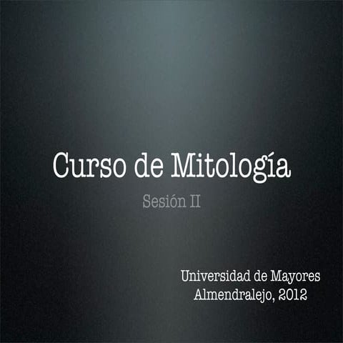 Mitología: Zeus, Hera, Poseidón, Atenea, Apolo, Átemis