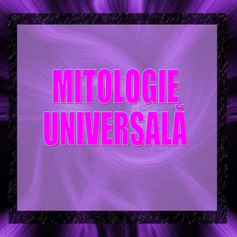 Mitologie universala.2.Grecia Antica