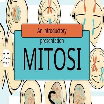 Mitosis Cell Division Biology Presentation in a Colorful Bold Style ...
