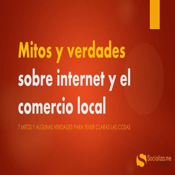Mitos y realidades de las redes sociales | PPTX