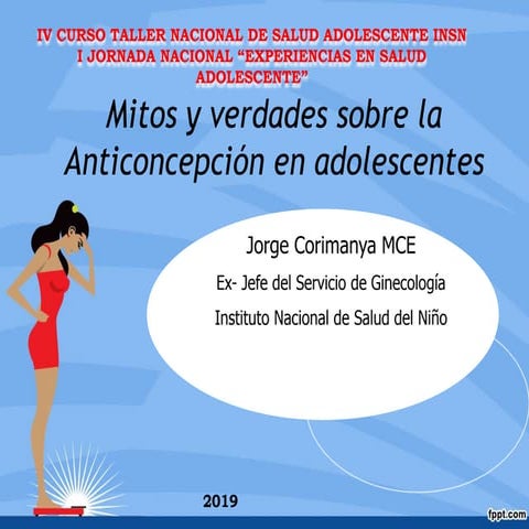 Mitos y verdades sobre anticoncepcion en adolescentes