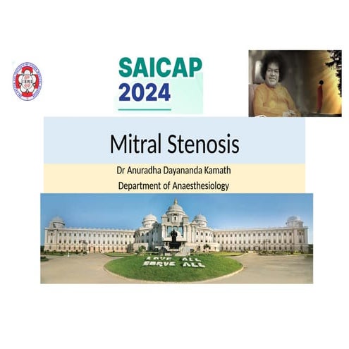 MITRAL STENOSIS anesthesia for mitral stenosis.pptx