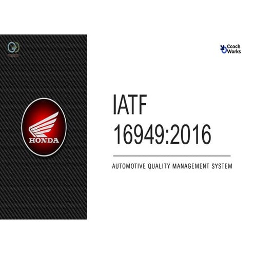 Mitra matra iatf for honda volume 1