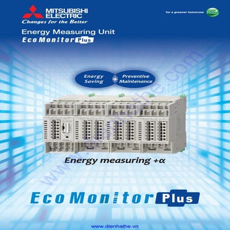 Mitsubishi energy measuring unit ecomonitor plus dienhathe.vn