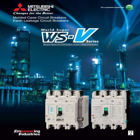 Mitsubishi low voltage mccb and elcb(ws-v series) y0720-version 1-mitsu