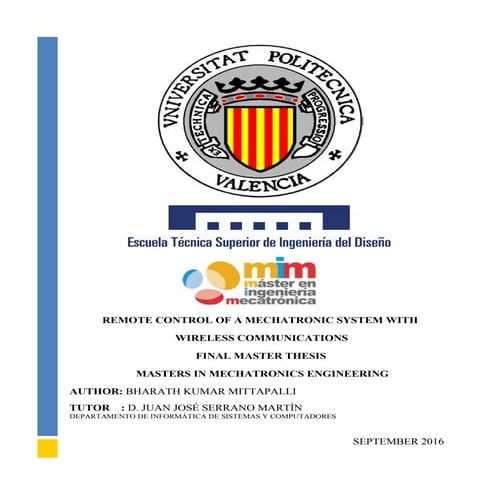 Mittapalli   control remoto de un sistema mecatronico con comunicaciones inal...