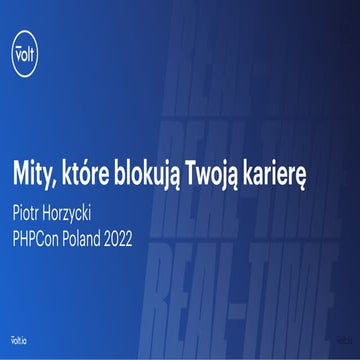 Mity, które blokują Twoją karierę