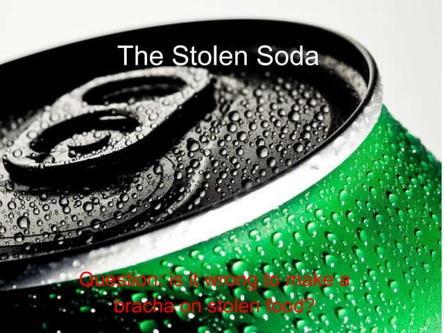 Mitzvah habah baverira the stolen s...