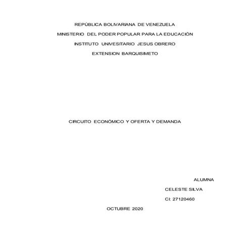 Circuito economico y_oferta_y_demanda_celeste_silva