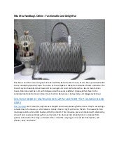 miu miu bags online