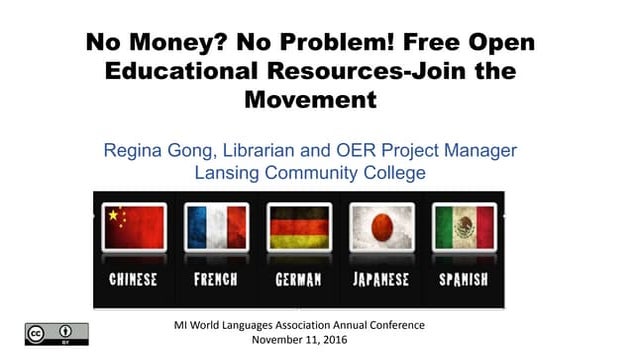 No Money? No Problem! Free Open Educational Resources