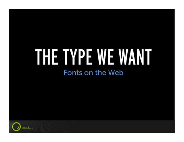 The Type We Want (MIX10)