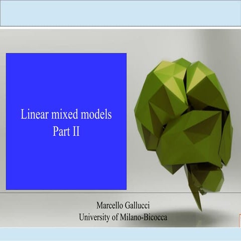 Mixed models | PPT