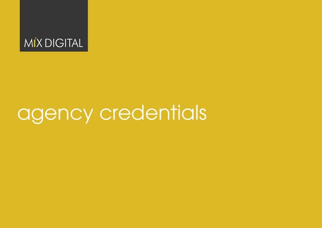 Mix Digital Marketing Agency Creden...