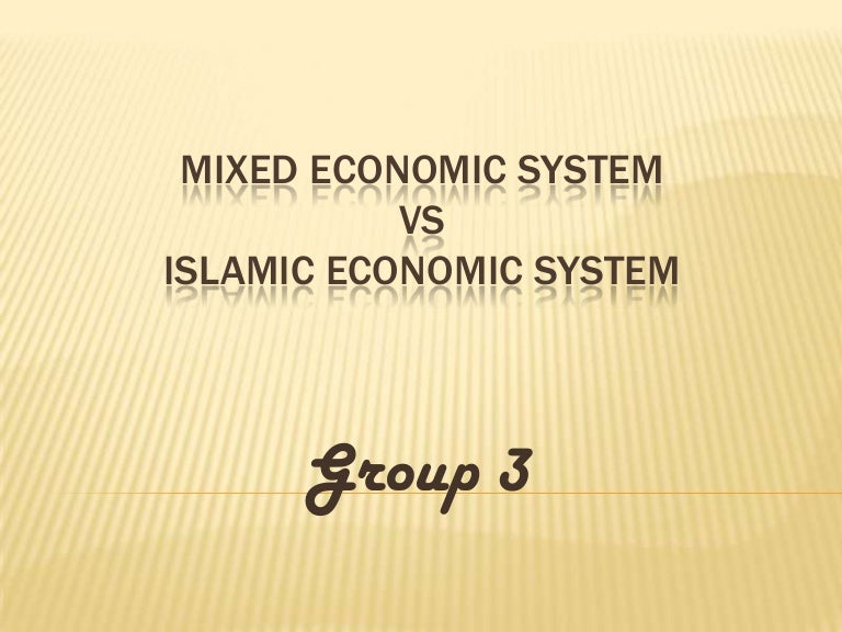 Mixed economic system