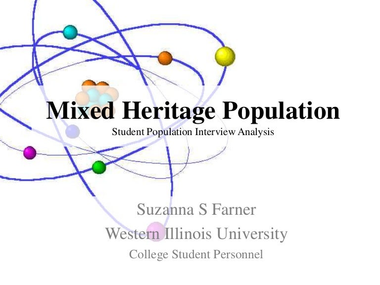 Mixed Heritage Student Development An Educational Exploration