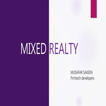 Mixed reality
