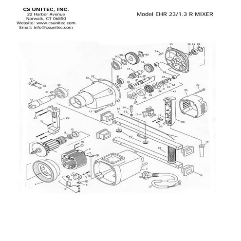 CS Unitec Mixers: EHR 23/1.3R