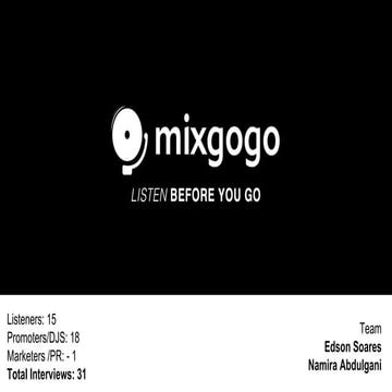 Mixgogo NYU 2015