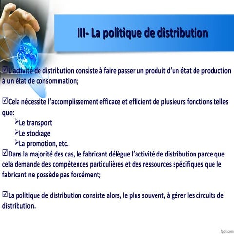 la Distribution | PPTX