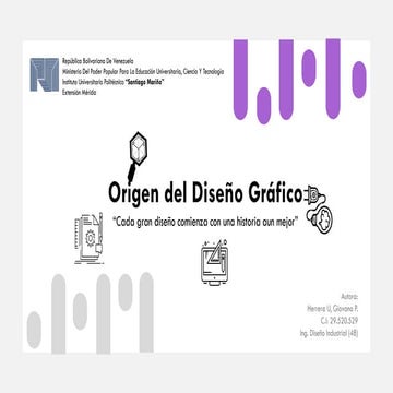 ORIGEN DEL DISEÑO GRÁFICO