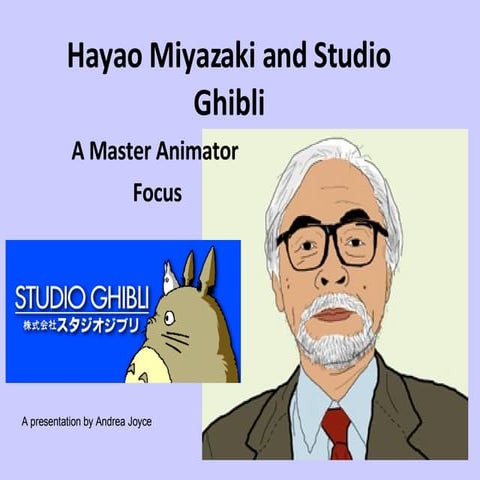 Miyazaki And Studio Ghibli