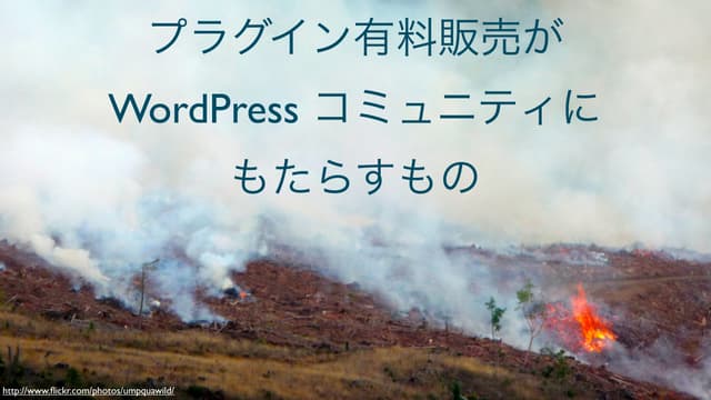 プラグイン有料販売が WordPress コミュニティにもたらすもの