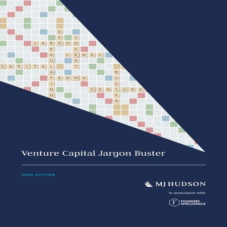 MJ Hudson Venture Capital Jargon Buster 2020