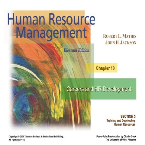 Chapter 10 Careers and HR Development