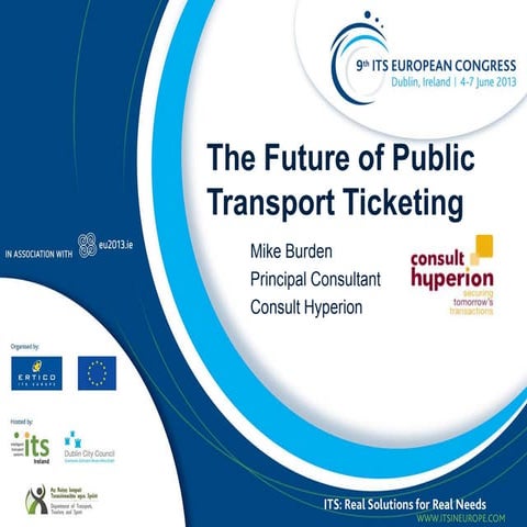 The Future of Public Transport Ticketing