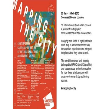 Mapping the city | PPTX