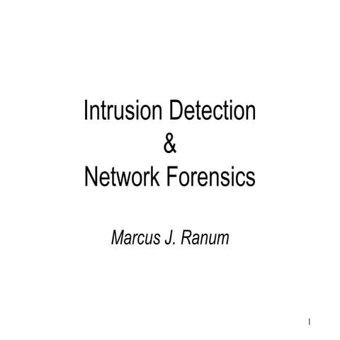Intrusiondetection systemscyberinfom.ppt