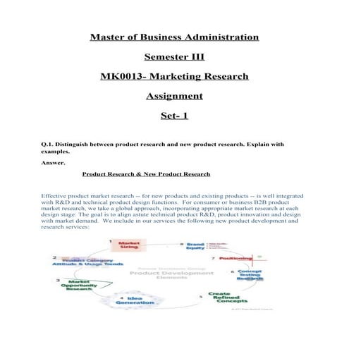 Mk0013– marketing research
