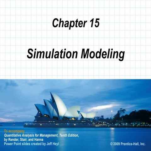 OPERATION RESEARCH Simulation | PPTX