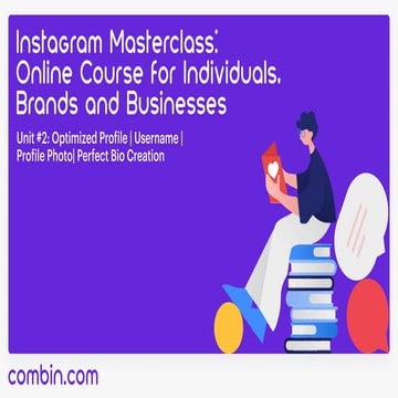 Instagram Masterclass Part 2: Profile Optimization - Anna Semyanova