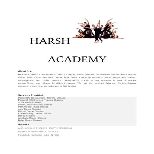 harsh academy