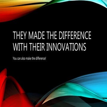 Making the Difference in Other's Life