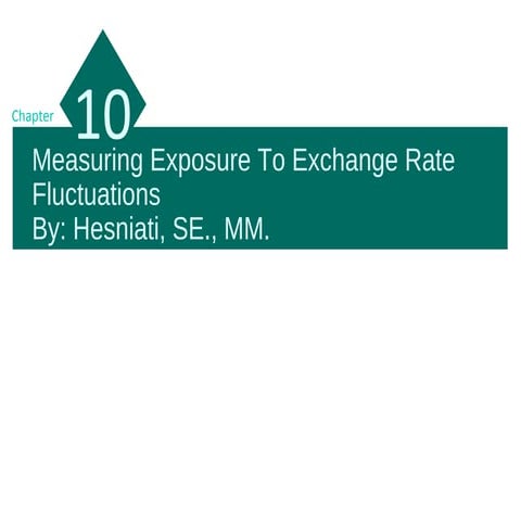 Measuring Exposure to Exchange Rate Fluctuations