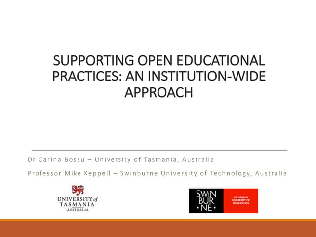 2015 ICDE Open Educational Practice