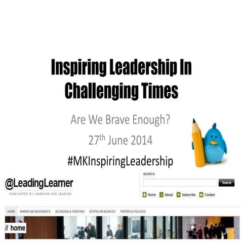 #MkInspiringLeadership