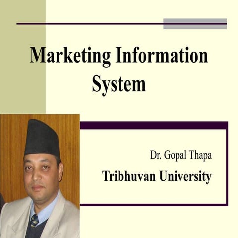 Marketing Information System