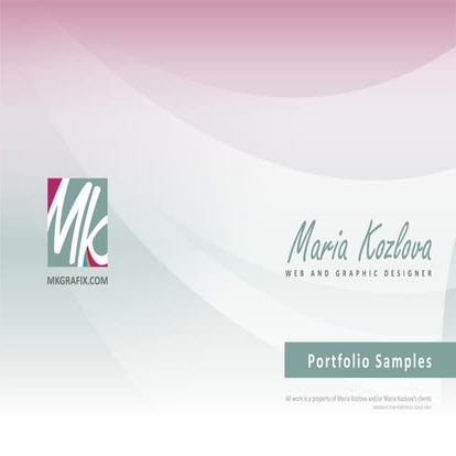 M Kozlova Portfolio Samples Ln