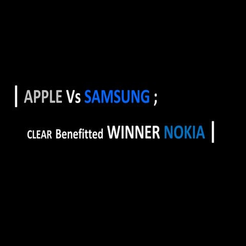 Apple Vs Nokia