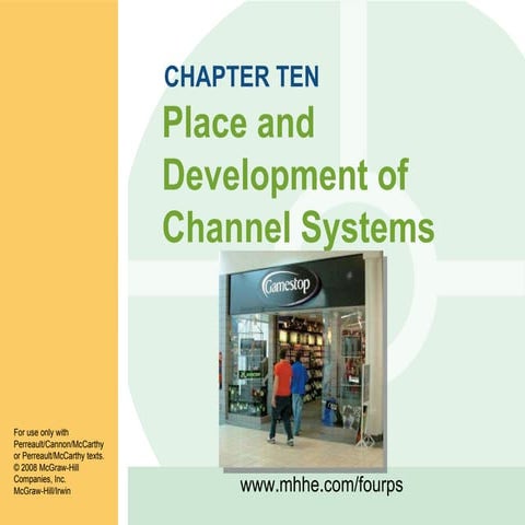 Place and Development of Channel Systems | PDF