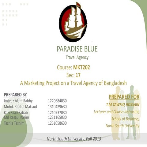 Paradise Blue - Travel Agency