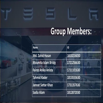 Tesla Model S- Marketing Strategy( MKT202)