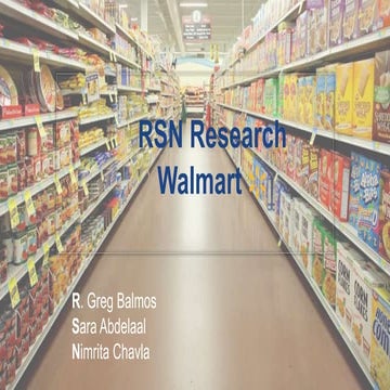 Walmart competitor map | PPTX